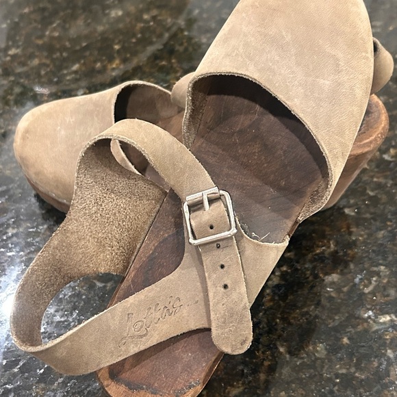 Lotta from Stockholm Swedish Tan Leather Clogs SIZE 37 - Picture 3 of 5